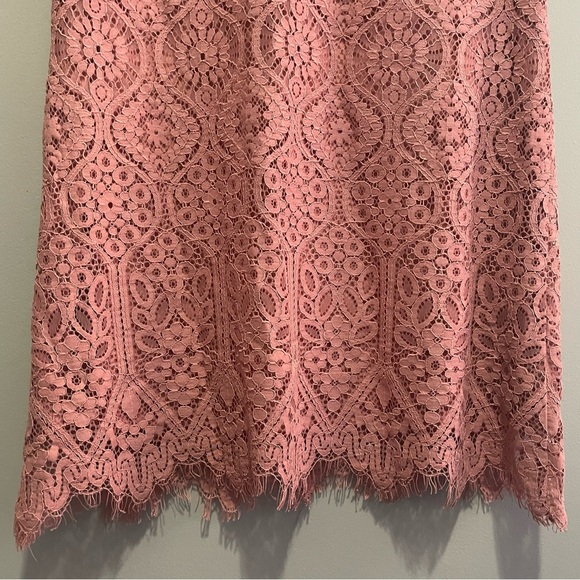 Francesca’s Lace Pink Dress - Picture 8 of 10